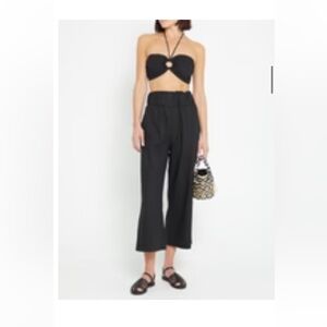 Kourt Black Women's Top and Pants Set Size L